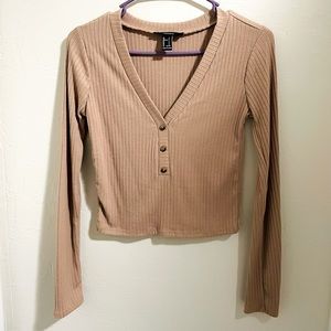 Forever 21 long sleeve top, size S